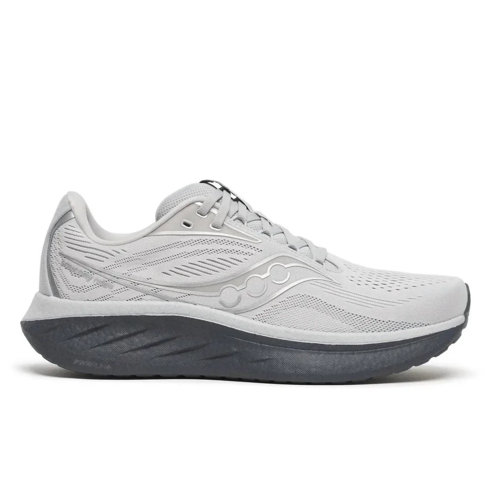 Saucony Ride 18 Mens Size 13 Running Shoes Cloud Shadow Grey Sneakers S21000-103